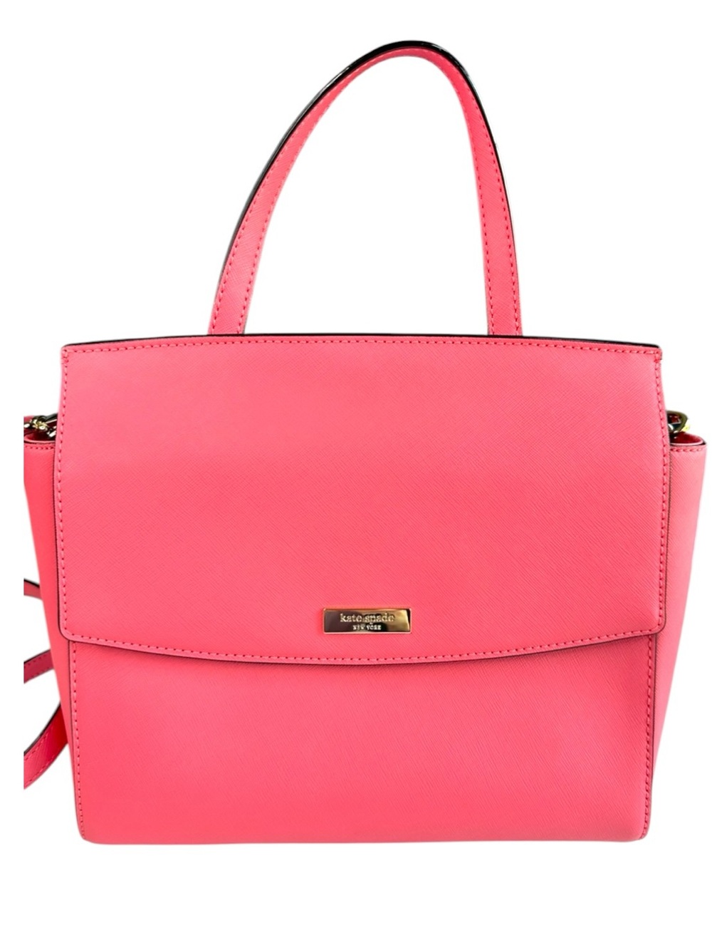 kate spade Coral Saffiano Leather Top-Handle Crossbody or Shoulder Bag